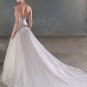 A-Line/Princess Sweetheart Chapel train Satin Lace wedding dress for brides new Style(WDA0060)