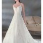 A-Line/Princess V-neck Chapel Train Chiffon wedding dress for brides gowns new styl(WDA0027)