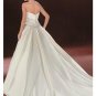 A-Line/Princess Sweetheart Chapel train Satin wedding dress for brides gowns new Style(WDA1641)