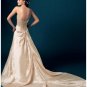 A-Line/Princess Strapless Chapel Train Stain wedding dress for brides gowns new style(WDA1565)
