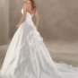 A-Line/Princess Strapless Chapel Train Chiffon wedding dress for brides gowns new style(BST0021)