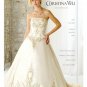 A-Line/Princess Strapless Chapel Train Stain wedding dress for brides gowns new style(WDA1583)