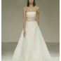 A-Line/Princess Strapless Floor-length Satin wedding dress for brides gowns new style(WDA0555)
