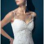A-Line/Princess spaghetti straps Chapel Train Satin wedding dress for brides gowns new(WDA1674)