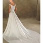 A-Line/Princess Off-the-shoulder Chapel Train Satin wedding dress for brides gowns new(WDA0010)
