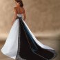 A-Line/Princess Strapless Chapel Train Satin wedding dress for brides gowns new style(WDA0007)