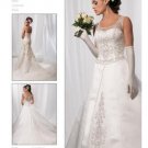 A-Line/Princess Scoop Cathedral Train Stain wedding dress for brides gowns new style(WDA1581)