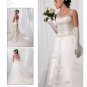A-Line/Princess Scoop Cathedral Train Stain wedding dress for brides gowns new style(WDA1581)