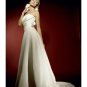 A-Line/Princess Strapless Chapel Train Satin wedding dress for brides gowns new style(WDA0618)