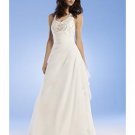 A-Line/Princess Halter Top Chapel train Chiffon wedding dress for brides gowns new Style(WED0056)