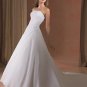 A-Line/Princess Strapless Chapel Train Chiffon wedding dress for brides gowns new style(WDA0215)