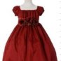 A-Line/Princess Square knee-length Taffeta Children's Christmas dress (16)