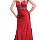 A-Line/Princess Halter Top Floor Length elastic satin Christmas dress (26)