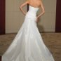 A-Line/Princess Strapless Chapel Train Taffeta wedding dress for brides 2010 Style(ML10)