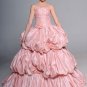 A-Line/Princess Strapless three Layered Taffeta wedding dress for brides 2010 Style(ML01)