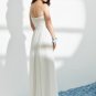 A-Line/Princess Strapless Floor length chiffon wedding dress for bridal(y0809020)