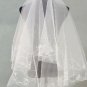 1T IVORY WHITE LACE MANTILLA WEDDING Bride VEIL #23