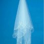 1T IVORY WHITE LACE MANTILLA WEDDING Bride VEIL #24