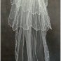 1T IVORY WHITE LACE MANTILLA WEDDING Bride VEIL #31