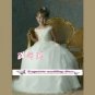 rush order A-line Off the Shoulder-neck floor-Length Organza Flower Girl Dress Custom Size WG004-12