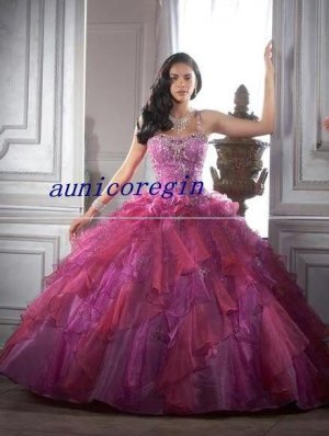 2011 new beaded Quinceanera senior prom Evening dress