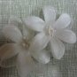 Custom Made A-line Tea-length Tulle and Satin Bridal Wedding Dress / Wedding Gown