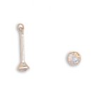 Jewelry---CZ Nose Stud--9892--6 points