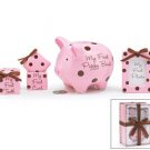 BB-Baby Girl Piggy Bank Set--9711967--Pts-20