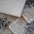 Fleur de Lis Coasters,shipping included to US