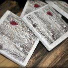 "Naturally Yours" Marble Coaster, shipping included to US