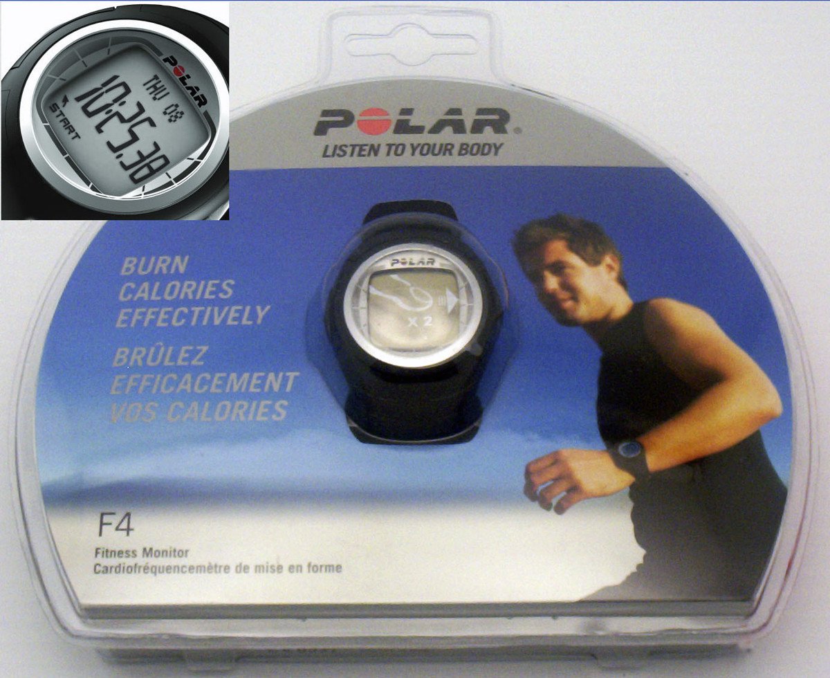 POLAR F4 Heart Rate Monitor Watch with T31 Heart Rate Transmitter - Men