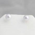White Pearl Earrings