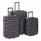 stylish skull luggage