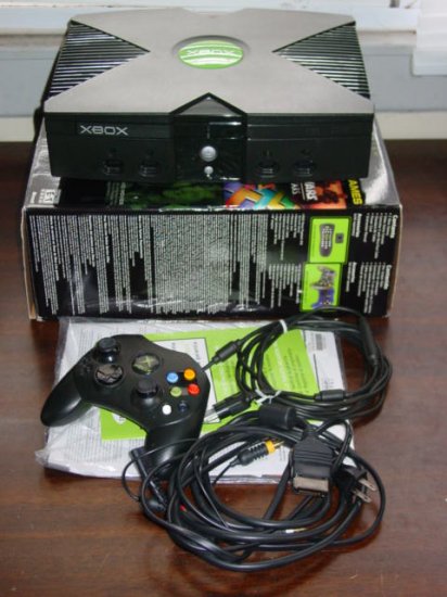 XBOX original console With box black Xbox