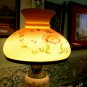 FENTON ART GLASS BURMESE TABLE LAMP
