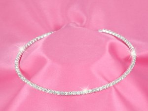 Clear Austrian Crystal Neck Wire