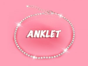 Clear Crystal Anklet