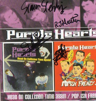 The Purple Hearts FULLY SIGNED Album COA 100% Genuine