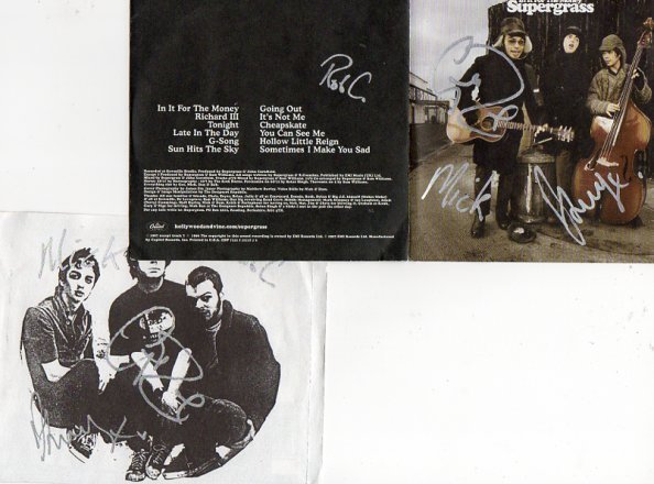 Supegrass FULLY SIGNED 2CD Album Set COA 100% Genuine