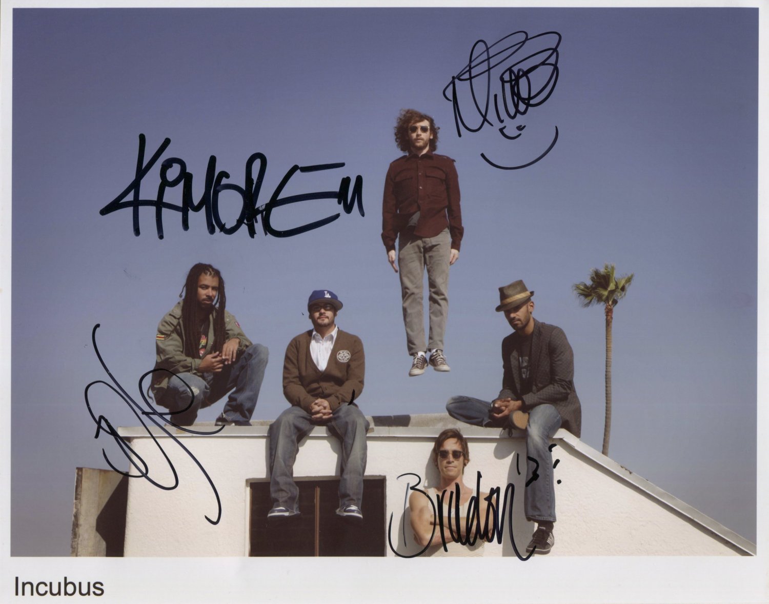 Incubus FULLY SIGNED Photo 1st Generation PRINT Ltd 150 + Certificate (2)
