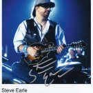 Steve Earle SIGNED 8" x 10" Photo + Certificate Of Authentication  100% Genuine
