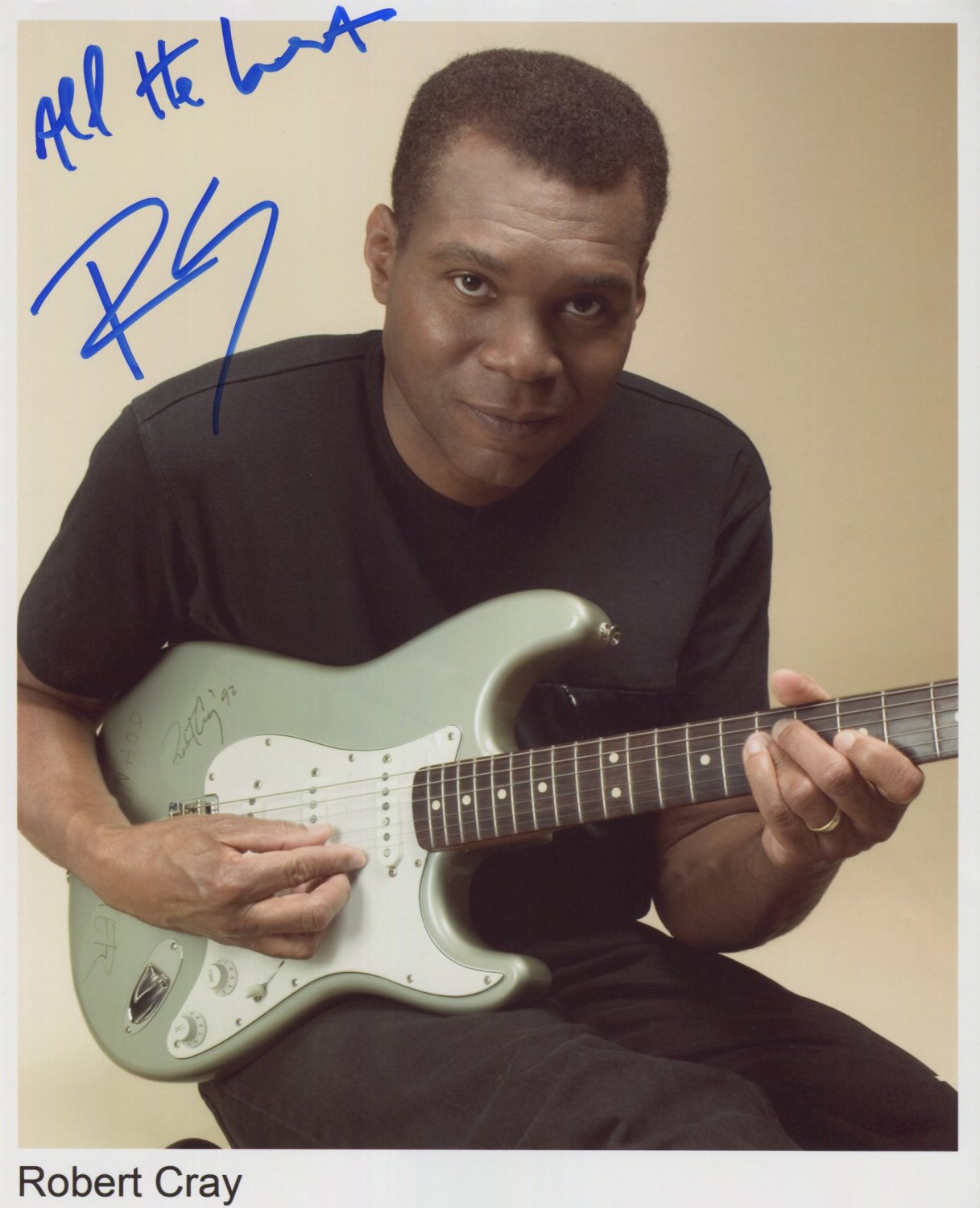 Robert Cray SIGNED 8" x 10" Photo + Certificate Of Authentication  100% Genuine