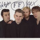Franz Ferdinand FULLY SIGNED 8" x 10" Photo + Certificate Of Authentication 100% Genuine