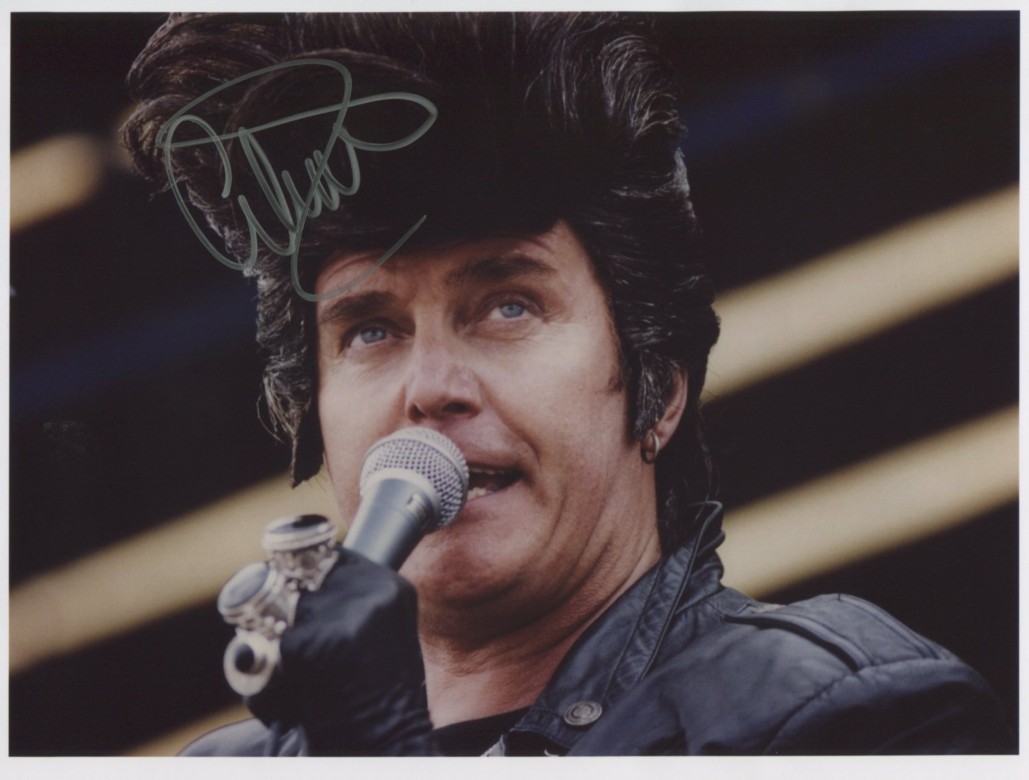 Alvin Stardust SIGNED Photo + Certificate Of Authentication  100% Genuine