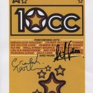 10cc Graham Goulden Lol Creme SIGNED Photo + Certificate Of Authentication  100% Genuine
