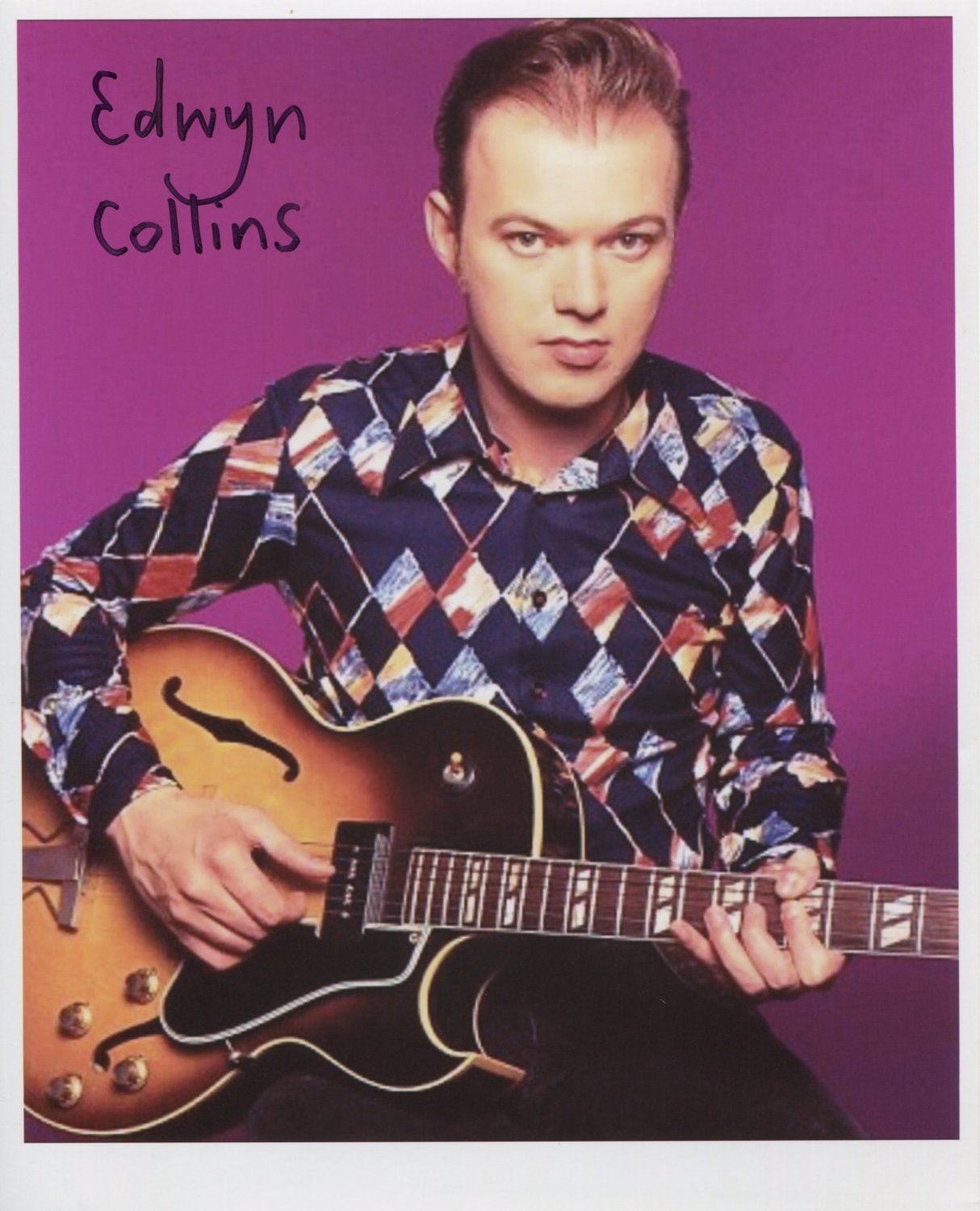 Edwyn Collins SIGNED 8" x 10" Photo + Certificate Of Authentication 100% Genuine