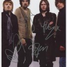 Kasabian FULLY SIGNED 8" x 10" Photo + Certificate Of Authentication 100% Genuine