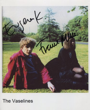 The Vaselines (Band) Eugene Kelly SIGNED Photo + COA 100% Genuine