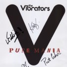 The Vibrators (UK Punk Band) SIGNED Photo + Certificate Of Authentication 100% Genuine