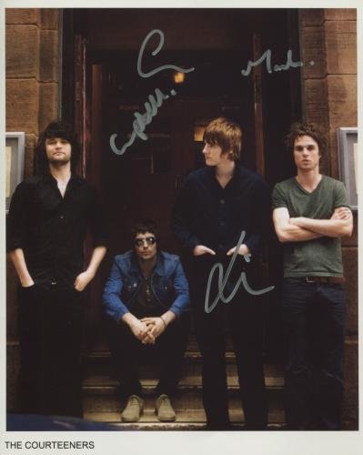 The Courteeners SIGNED 8" x 10" Photo + Certificate Of Authentication 100% Genuine